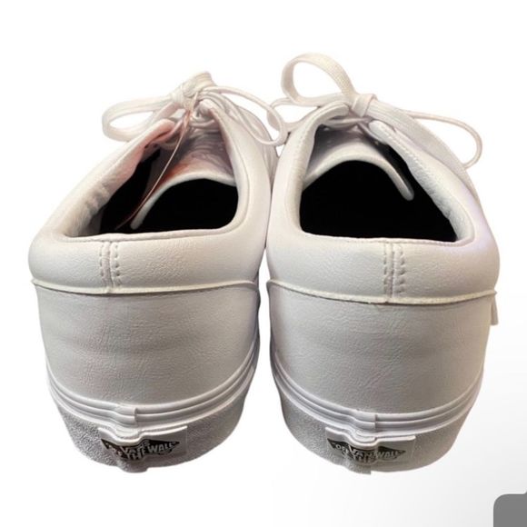 VANS Era Classic Tumble Truewhite Leather Women's Sneakers Skate Shoes NEW 10 - Picture 5 of 8